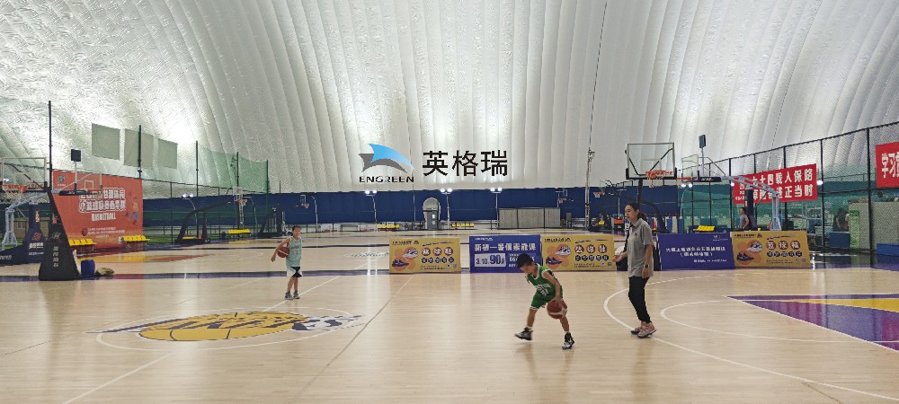 氣膜籃球館里獨特的打球體驗，打造獨立IP效應
